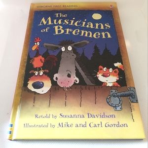 3/$24 The Musicians of Bremen Usborne First Reading Hardcover Book